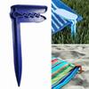4Pcs Beach Towel Clip Camping Mat Clip Outdoor Decor Clothespins Sheet Holder Towel Clamp Clothes Pegs Tent Clips Random Color