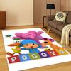 3D P-Pocoyo Elly Pato Cartoon Carpet Rug for Bedroom Living Room Sofa Home Decor,kids Play Game Area Rug Non-slip Floor Mat Gift