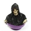 Glowing Halloween Candy Bowl Battery Powered Halloween Ghost Ornament Party Props Fruit Bowl  Gift