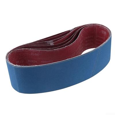 100 x 915 mm blaues Zirkonium-Korund-Schleifband, Schleifband, 80–1000 # Schleifmittel