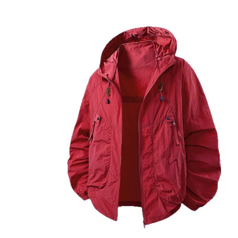 Płaszcz Ochronny Przeciwsłoneczny Z Kapturem Z Lodowego Jedwabiu UPF50+ - Siedem Kolorów