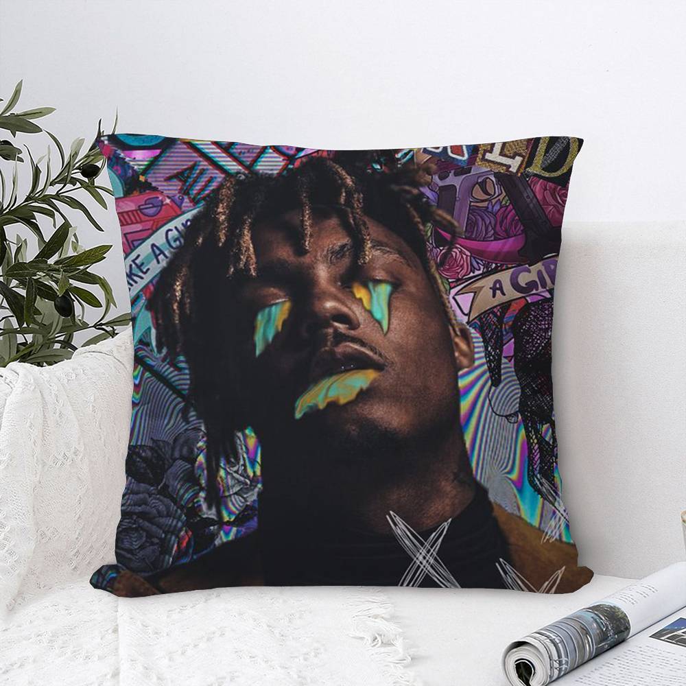 Hip-Hop J-Juice W-Wrld Rapper Kissenbezug Toon Geschenk Kissenbezug Schlafzimmer Haus Sofa Stuhl Sitz Dekor Kissenbezug