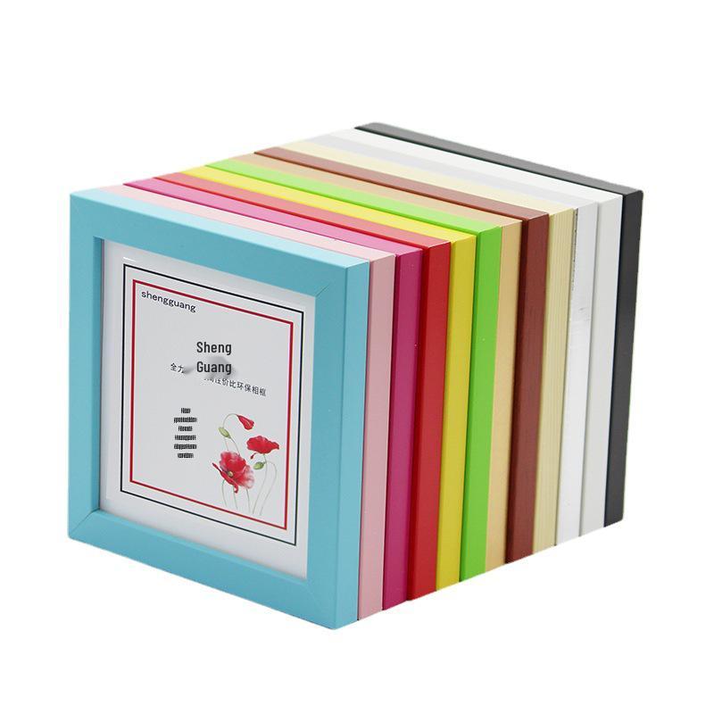 Square Photo Frame: 5, 6, 7, 8, 10 Inch for Wall or Tabletop Display