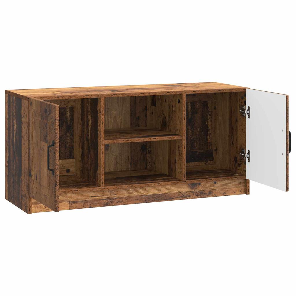 TV Stand Reclaimed Wood Look 102 x 34.5 x 47 cm Particleboard