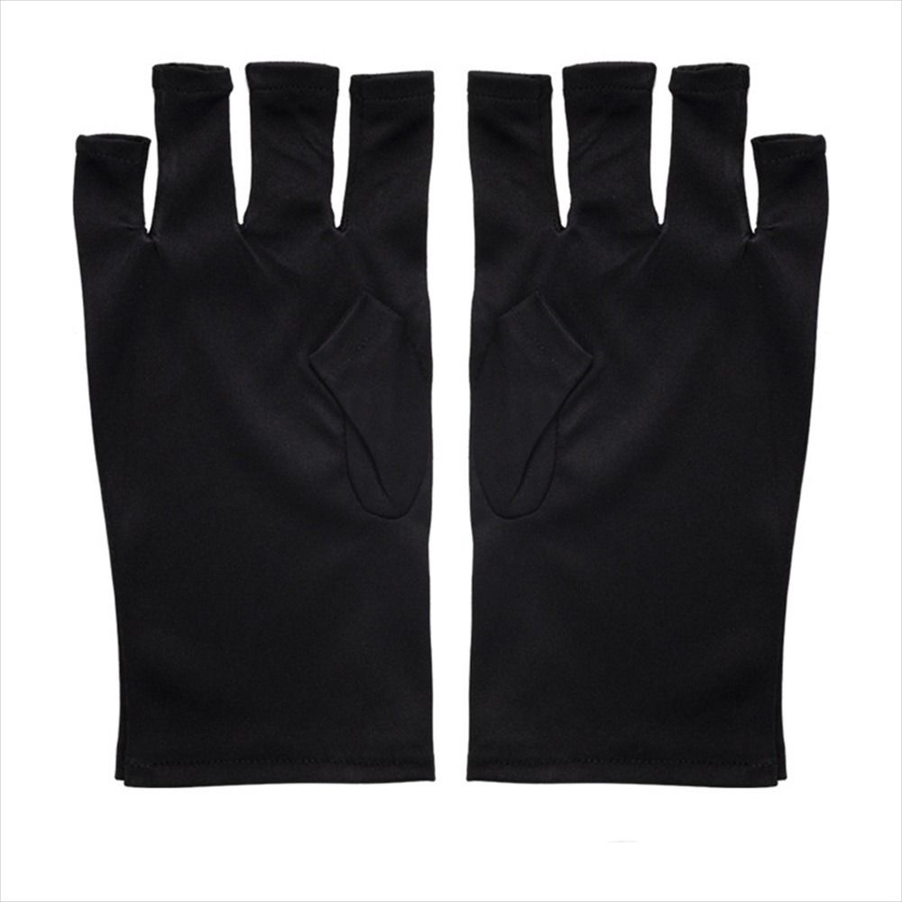 1Pair Hand Protector Anti UV Radiation Gloves Nail Lamp Protection Gloves  for Nail UV LED Lamp