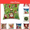Unique Christmas Design Pillow Cases Beautiful Cotton Linen Cushion Cover For Festivities