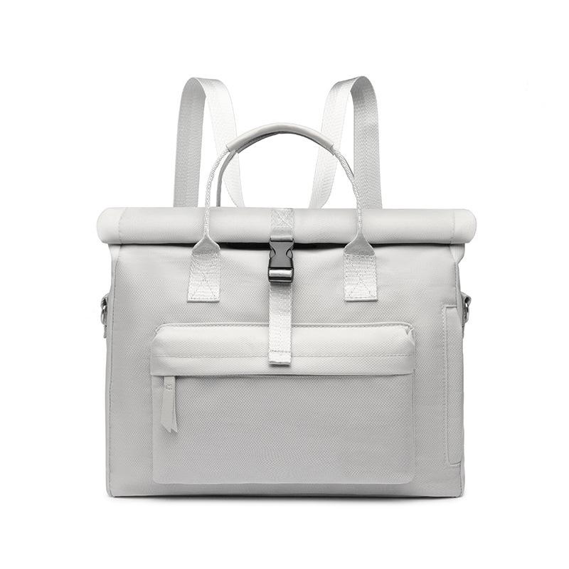 Large Capacity Crossbody Laptop Backpack with Air Cushion Protection for Business Trips