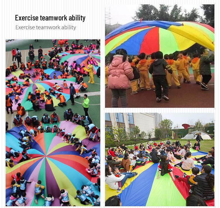 Rainbow Umbrella Early Education Outdoor Parent-Child Toys and Sports Equipment for Kids