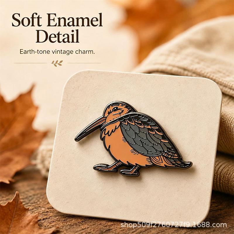 Vintage Fashion Brooch Pin, Retro Lapel Pin for Clothing Accessories,