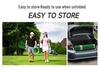 2-in-1 Golf Practice Mat with Tee Hole & Nylon Turf for Outdoor Swing Training