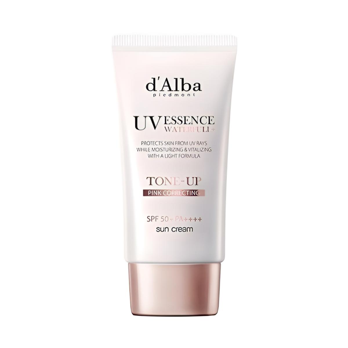

d Alba UV Essence Waterfull Tone-Up Pink Correcting Sun Cream SPF50+ PA+++ 50 мл 50ml X 1PCs