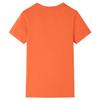 T-shirt pour enfants orange vif 92/104/116/128/140