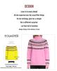 Women's Slim Fit Color Block Knitted Pullover Sweater for Fall and Winter