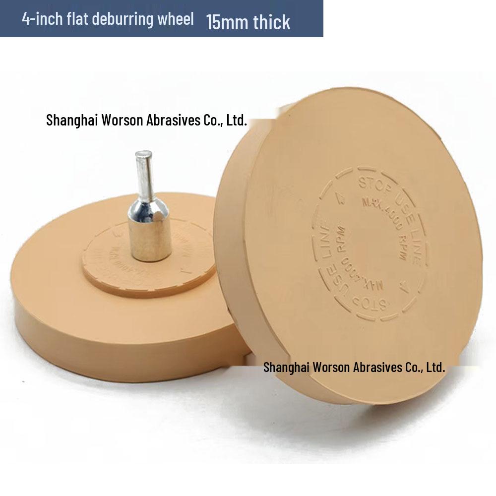 Pneumatic Deburring & Adhesive Removal Wheel, 3.5/4 Inch - Car Paint & Adhesive Remover.