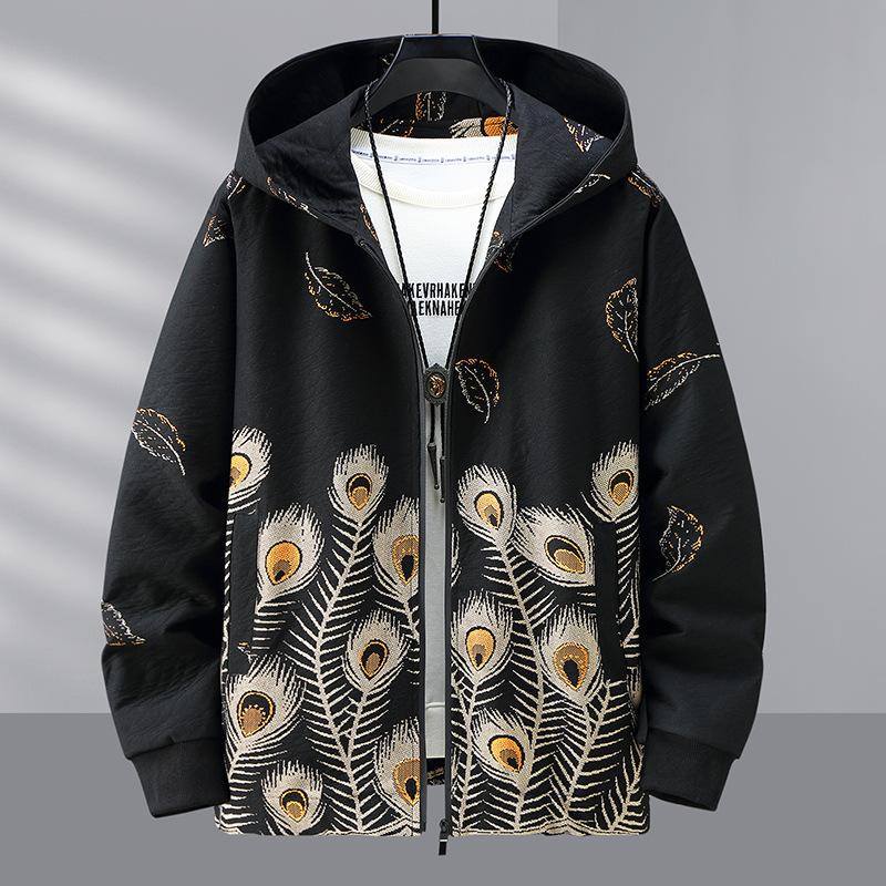 

Весенне-осенняя свободная мужская толстовка больших размеров с животным принтом, повседневный толстый кардиган, свитер, куртка 4XL-11XL 9XL жёлтый