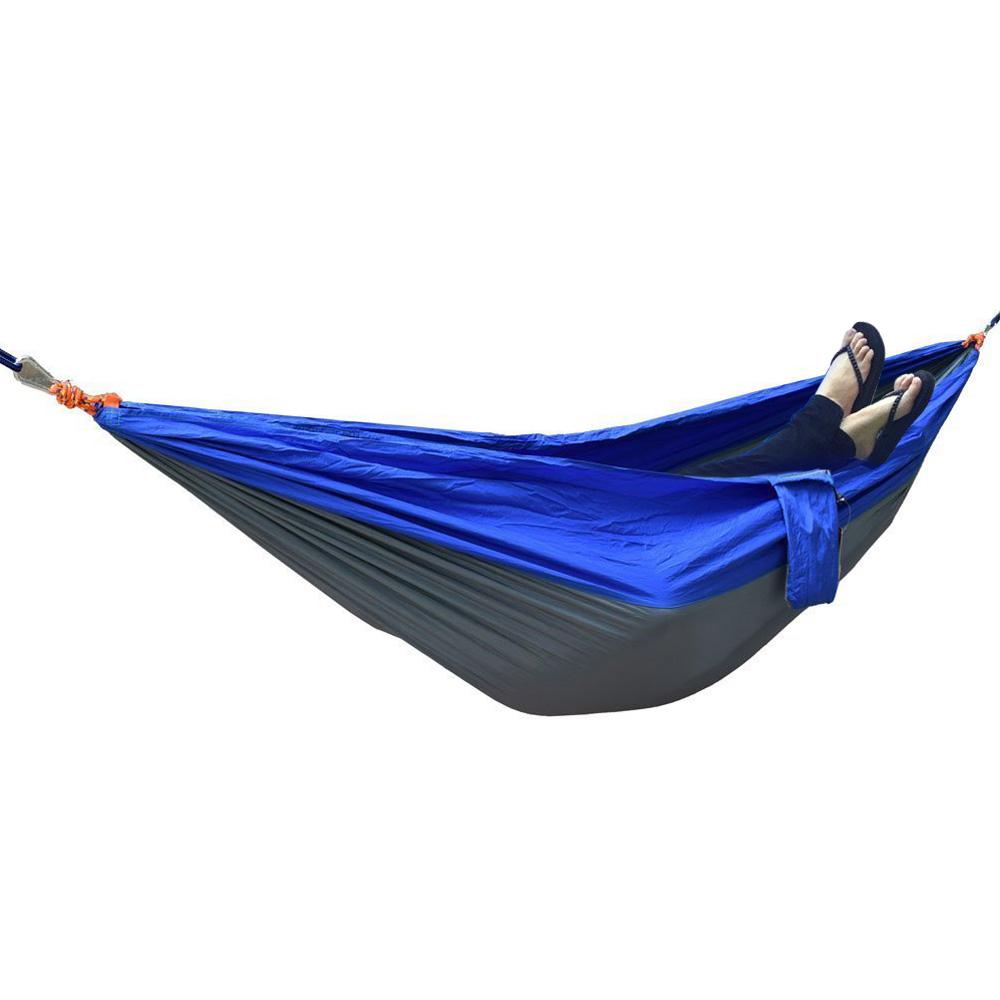 Double Camping Hammock - Lightweight Portable Nylon Parachute Hammock for Backpacking