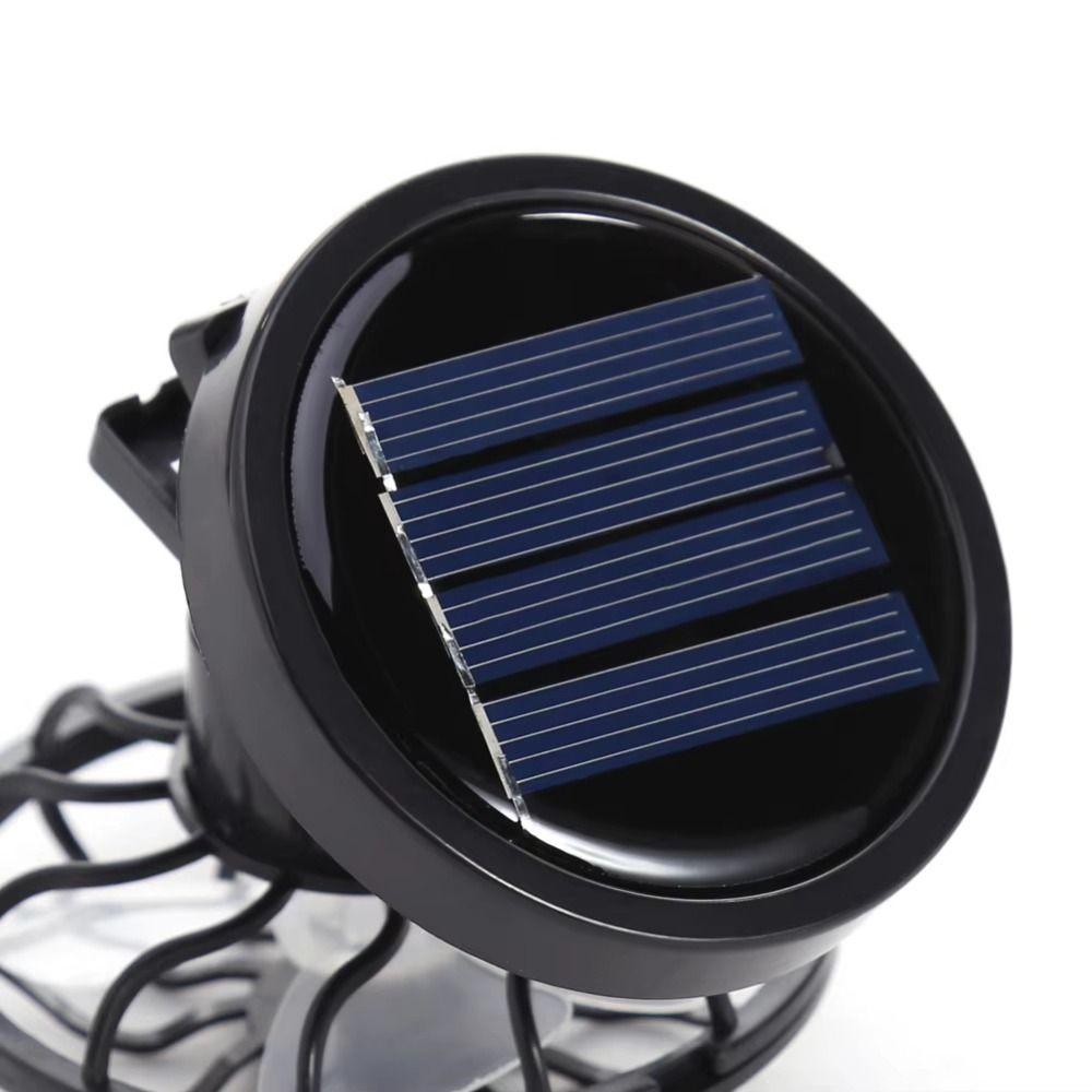 Clip-On Mini Solar Fan Handsfree Outdoor Solar Fan Flexible Portable Clip Fan  Hiking