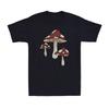 Toadstools Harmful Food Mushroom Funny Novelty Vintage Gift Men's Cotton T-Shirt