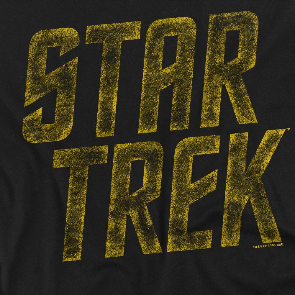 STAR TREK Mens Distressed Logo T-Shirt