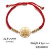 Edelstahl Erzengel Metatron Würfel Charms Armbänder Herren Damen Blau Rot Schwarz Seil Armband Amulett Heilige Geometrie Schmuck