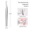 Goldfeder Falsche Wimpern Pinzetten Set - Grafting & Curling Beauty Tools