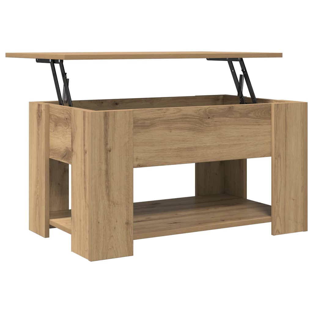 Coffee Table Artisan Oak 79 x 49 x 41 cm Particleboard