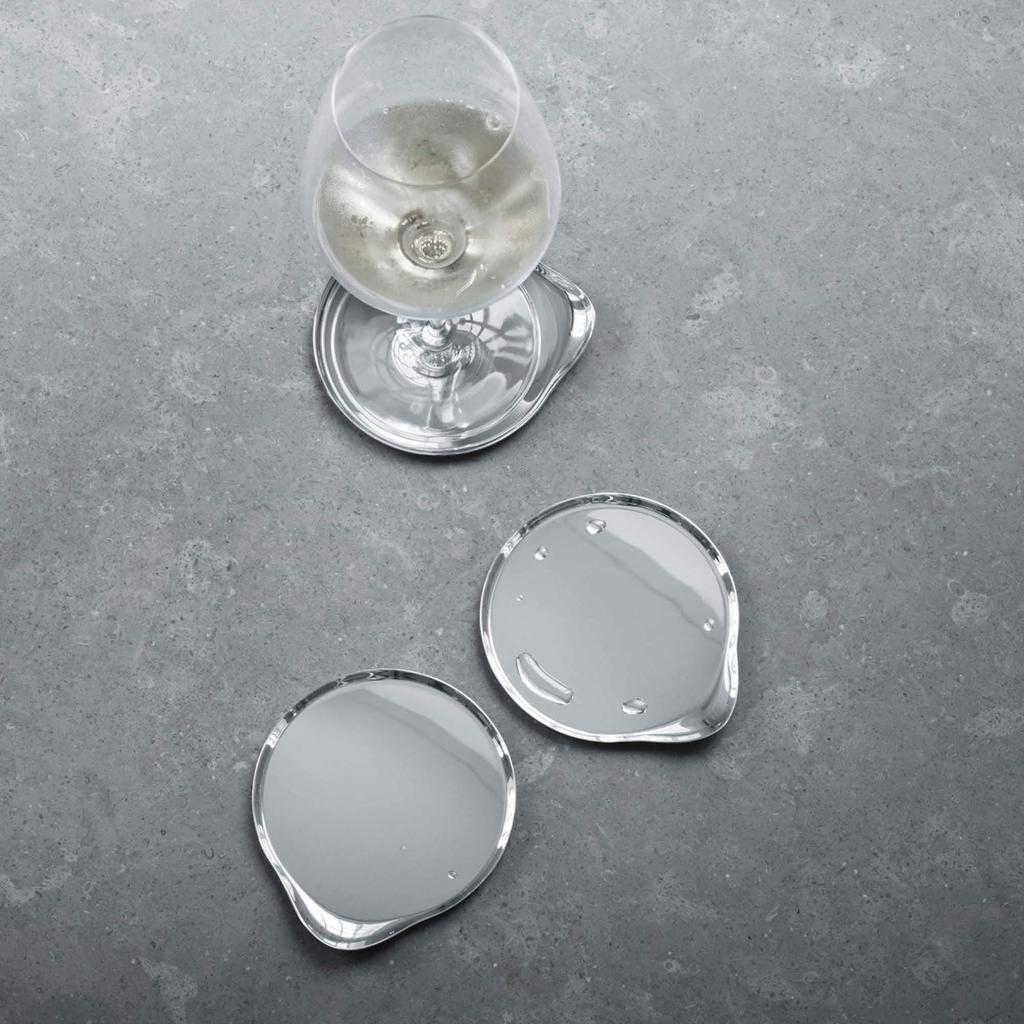 Georg Jensen Wine Coaster Set WINE BAR BY GEORG JENSEN Silver 3586674 (4 pieces) - & - -