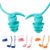 1 Pair Comfort Corded Ear Plug Waterproof Waterproof Earplug Swimming Earplugs  Outdoor Water Sports