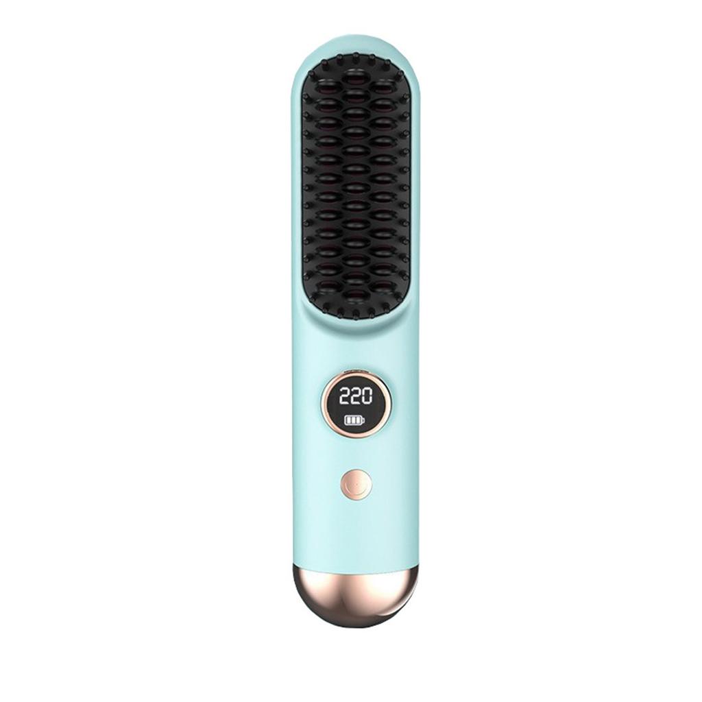 Brush Pro, Numoya Portable Straightener Brush - GoBrush Pro, With USB Rechargeable And 4 Temp-Settings, For Women All Hair Types