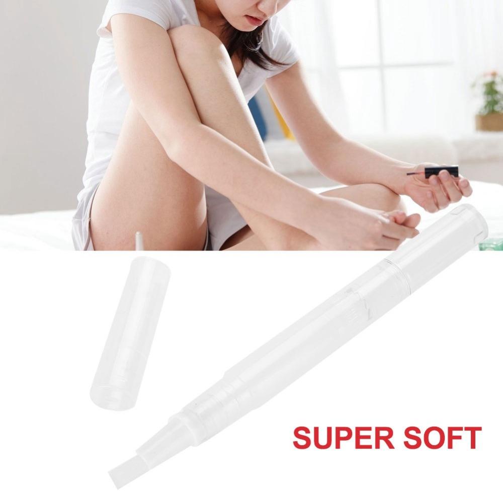 5pcs Leak-proof Structure Nail Polish Applicator Brush Ideal For Salon And Daily DIY Use