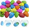 60PCS Magic Dinosaur Eggs Toy Hatching Hatch Egg Crack Science Kits Animal Breeding Process Educational Toys Funny Gifts TMZ