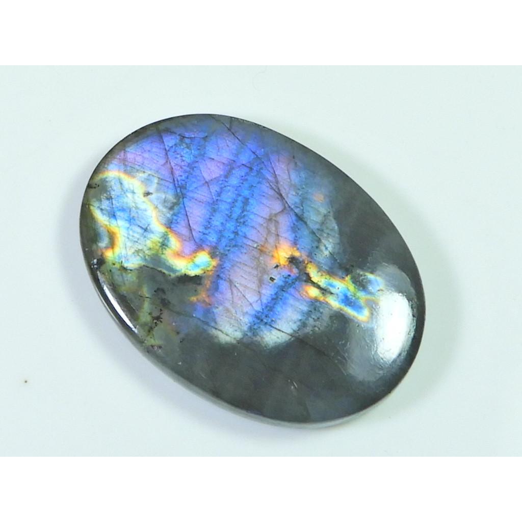 24X32MM Naturalny Labradoryt Fioletowy Spektrolit Owalny Kaboszon Luźny Kamień Szlachetny SK-3249