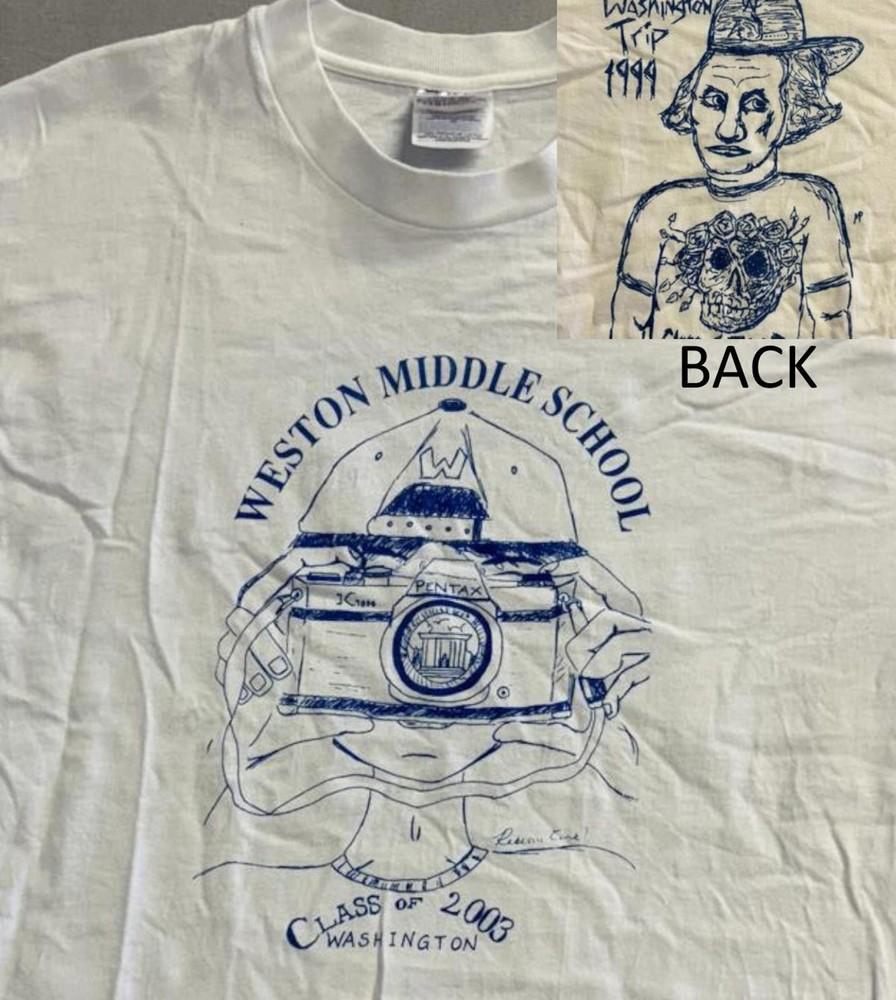 Vintage Pentax K1000 T-shirt George Washington DC Trip XL Unisex T-Shirt S