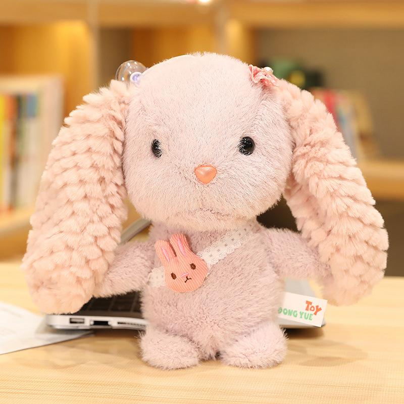 

20CM New Creative Stuffed Animals Kids Mini Long Ear Bunny Rabbit Plushie Dolls Cartoon Animal Plush Toys Children Birthday Gift