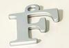 DIY Jewelry Accessories: 26 Alphabet Titanium Steel Pendants for Bracelets, Necklaces, Handmade Charms