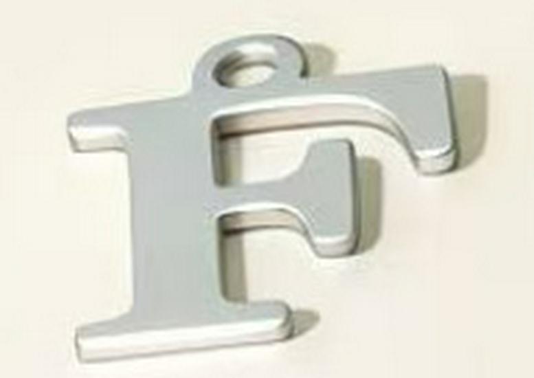 DIY Jewelry Accessories: 26 Alphabet Titanium Steel Pendants for Bracelets, Necklaces, Handmade Charms