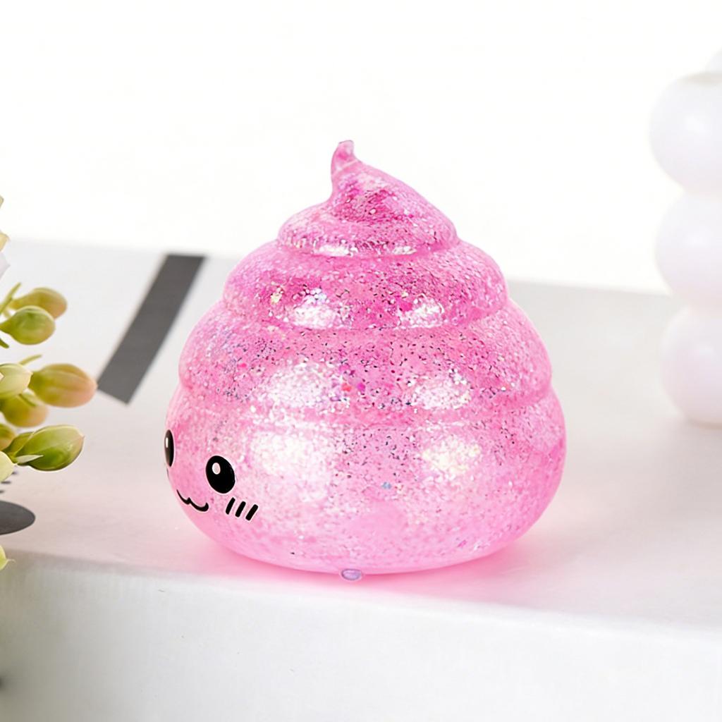 Realistic Squishies Ball Reusable Soft Novelty Rebounding Toys Prank Poop Rising Ball Cute Party Favors Gift