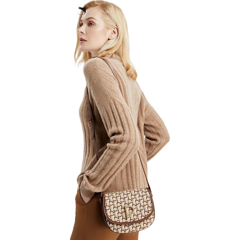 

PORTS Women s 100% Cashmere High-Neck Pullover Sweater M