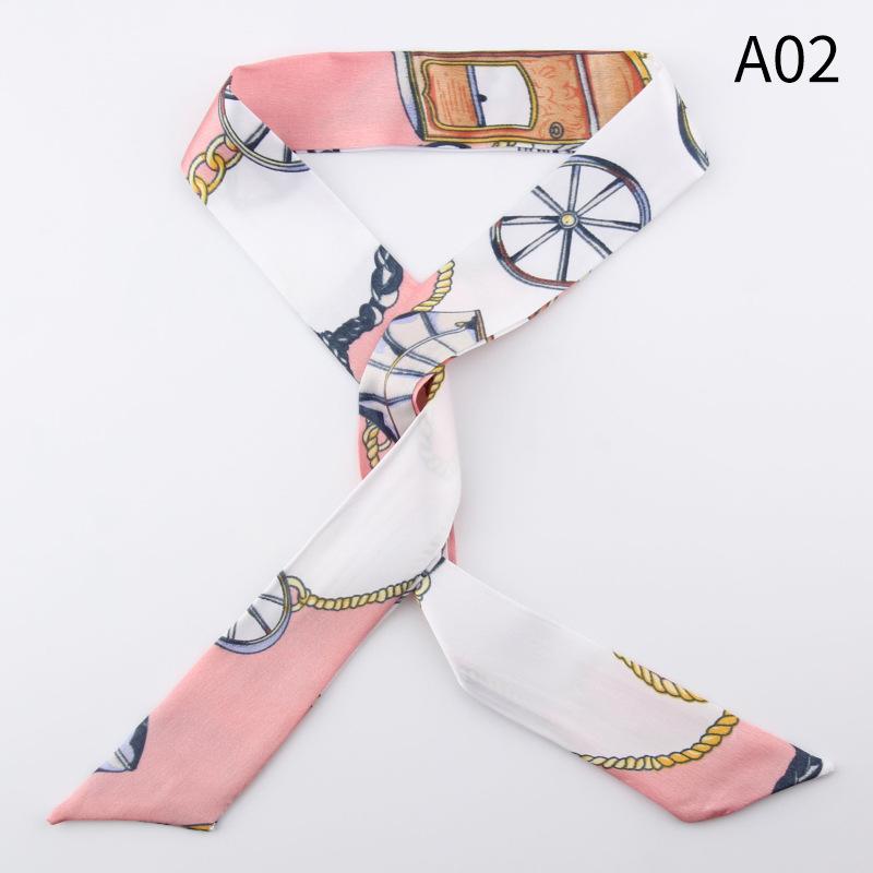 Silk Scarves Versatile Tied Bags, Long Strips, Small Silk Scarves, Bows, Headbands, Streamers, Gift Boxes, Gift Straps.