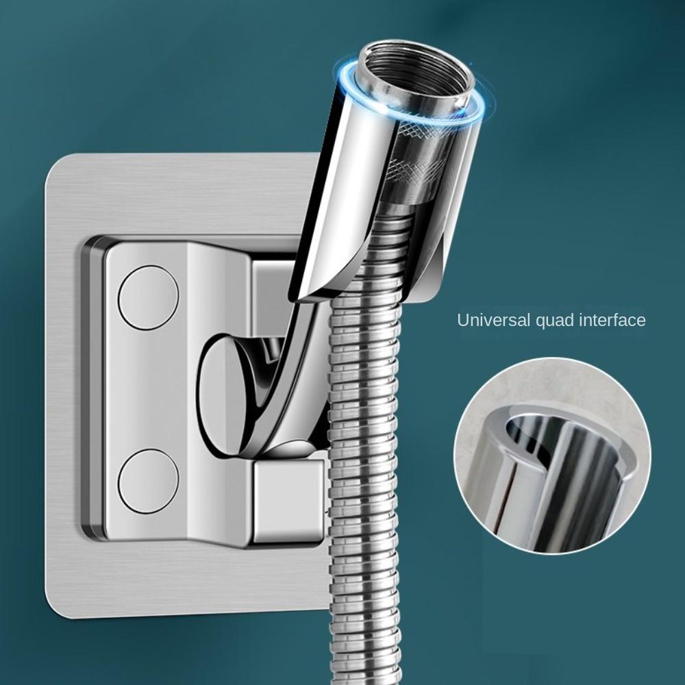 Multi-angle Adjustable Shower Head Holder Self-adhesive Bathroom Accessories Shower Bracket