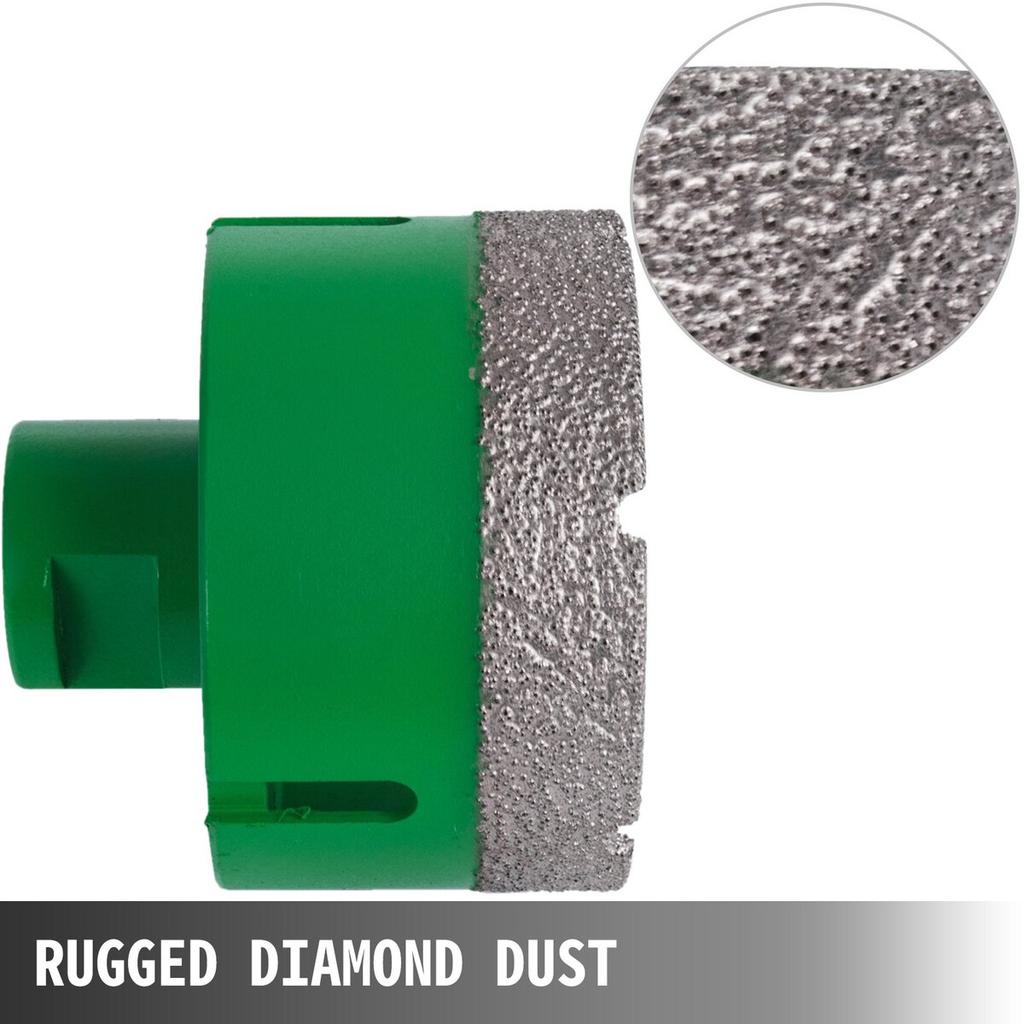 5PCS Diamond Hole Saw Set Diamond Drill Core Bits with Saw Blade, 22/35/40/50/65MM M14 Thread Carborundum Granite Granite