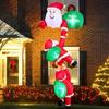 Christmas Decor Oxford Christmas Inflatable Dolls LED Light DIY Christmas Inflatables Decor Lighted Dolls Indoor Party