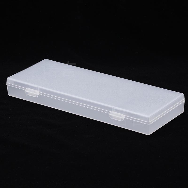 Rectangular Transparent Plastic Storage Box for Hardware, Jewelry, or Components