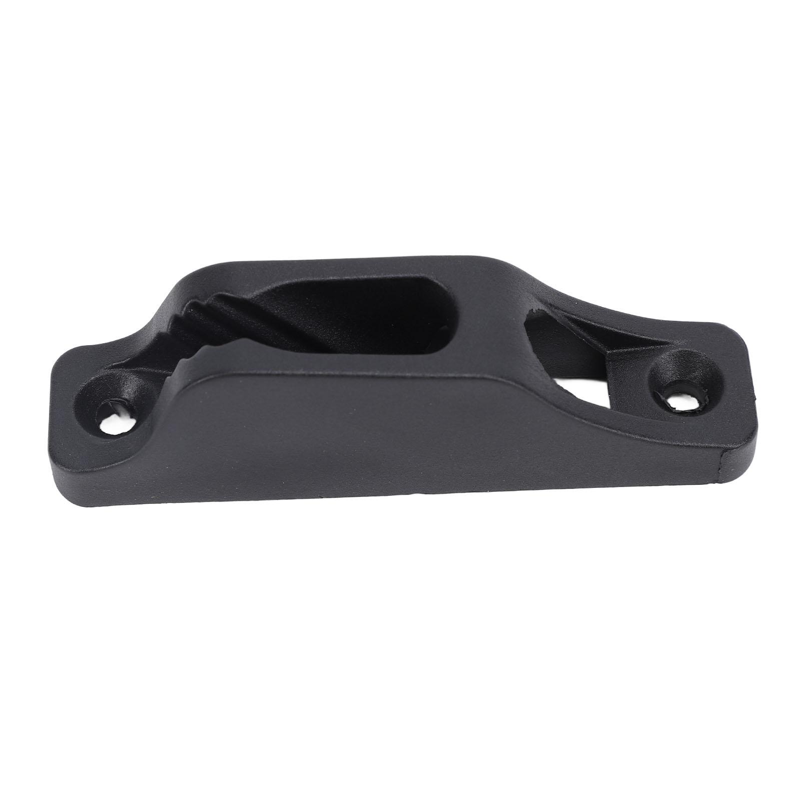 

Boat Rope Clam Cleat Nylon Non Slip Stable Fastening Clam Cleat for Yachts Ships Black 86 X 20mm 3.39 X 0.79in 1 Pcs