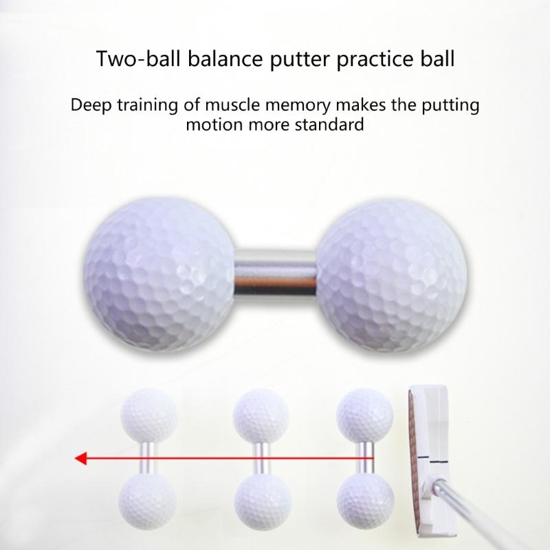 Balance Putting Trainer Golf Practice Double Ball Training Aids for Women Man