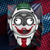 Mens Watch Lige New Unique Clown Dial Design Creative Watch Fashion Casual Leather Quartz Watch