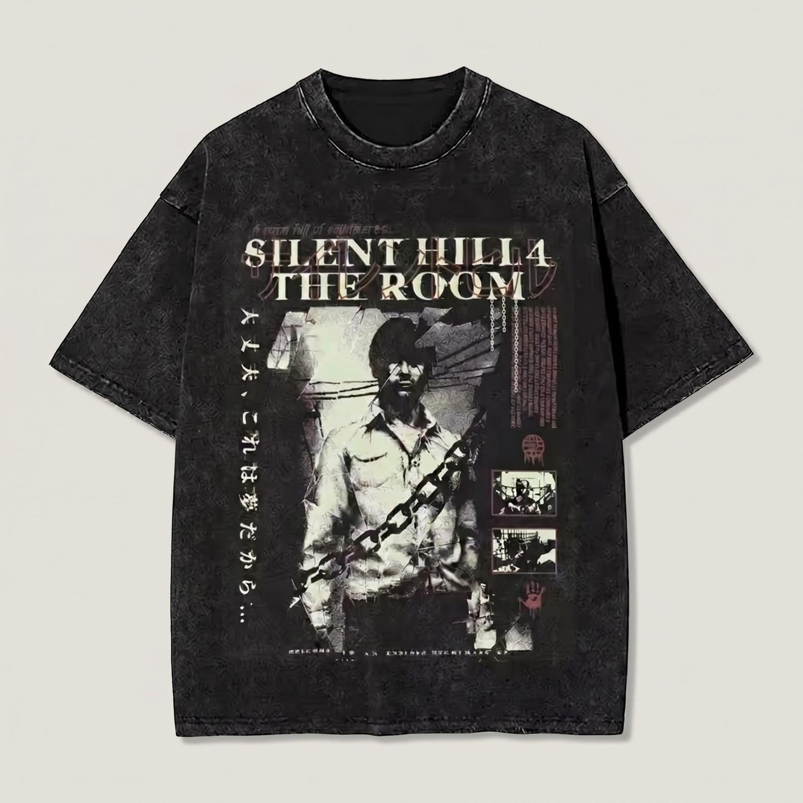 Henry Townshend Silent Hill 4 T-Shirt | Vintage Silent Hill Shirt | Survival Horror Graphic Tee | Retro Streetwear Gamer Apparel Unisex 3XL