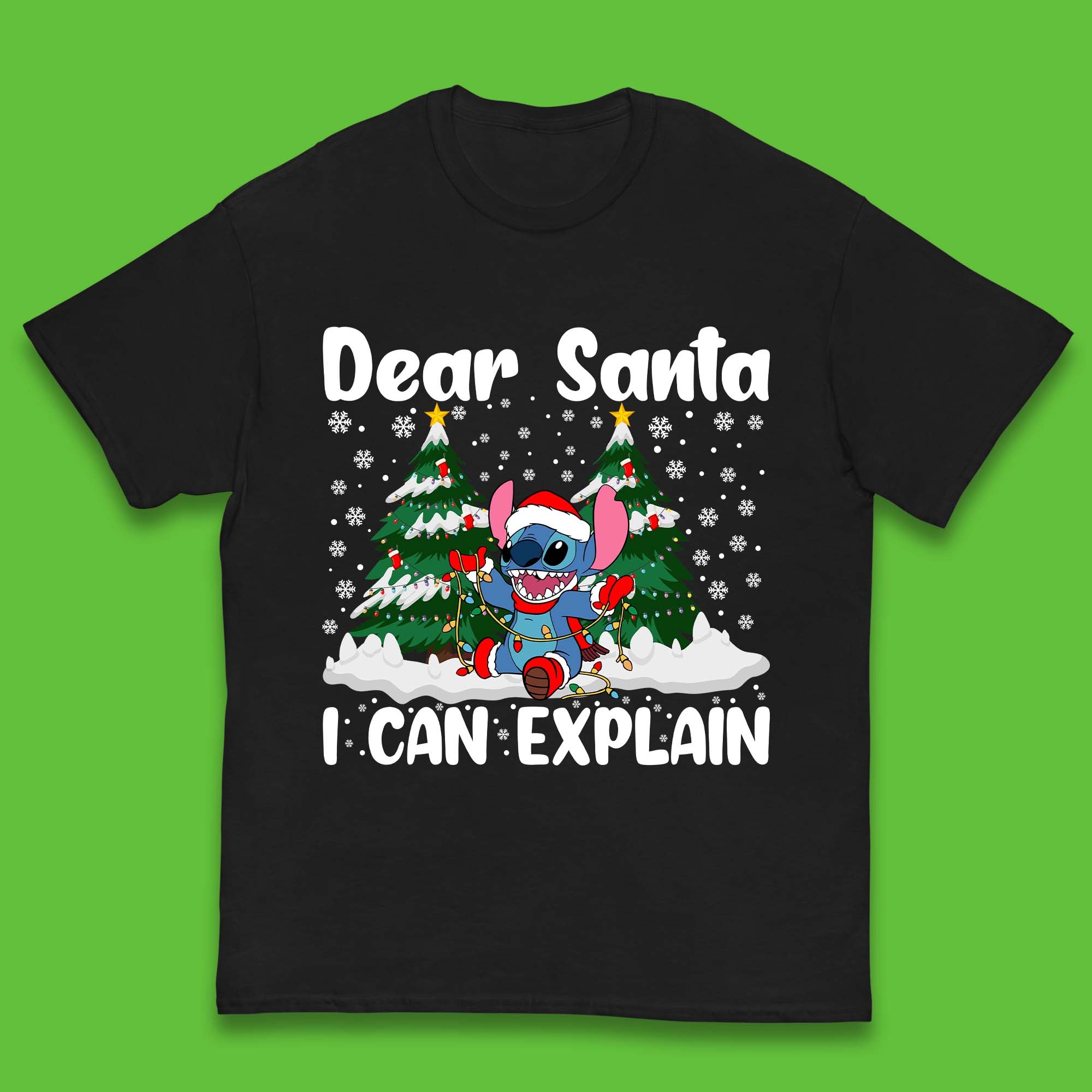 

Santa Stitch Christmas Kids T-Shirt 140