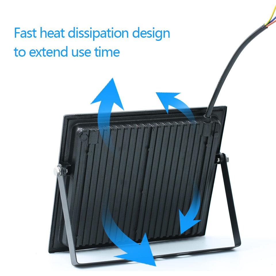 LED Floodlight IP66 Waterproof AC220V 110V Outdoor Spotlight 20W 30W 50W 70W 100W 150W 200W 300W Outdoor Lighting Spotlight