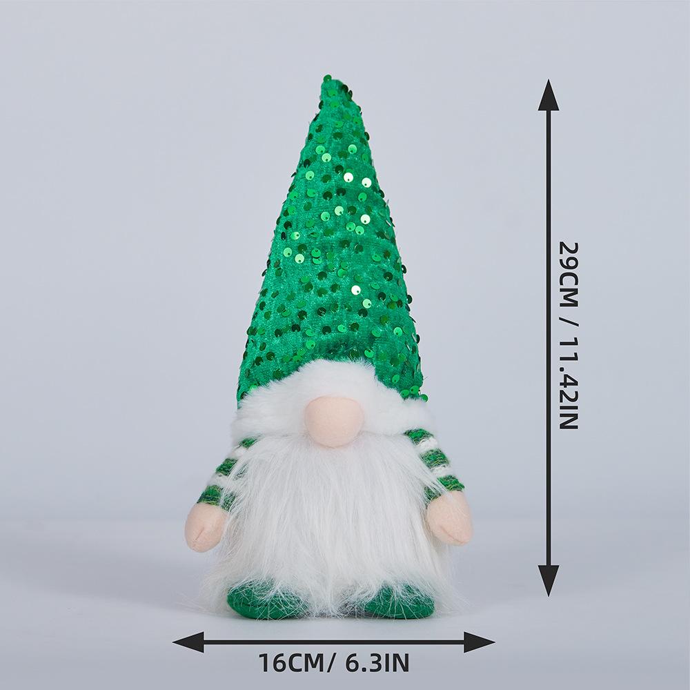 Glowing Knitted Gnome Doll Christmas Decor Doll with LED Night Light for Home Xmas Decorations Navidad New Year 2025 Gift